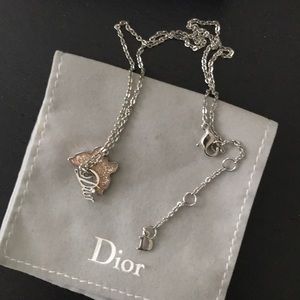 DIOR butterfly necklace